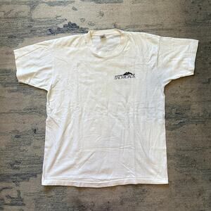 Vintage Tee Shirt Backroads Made In USA 1990s Vtg White